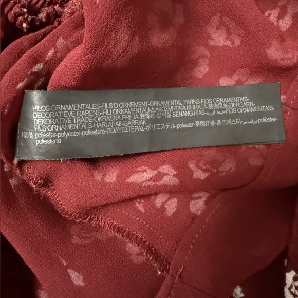 Zara The Rose Off The Shoulder Floral Smocked Dress Women’s XS Boho Western - Picture 7 of 8